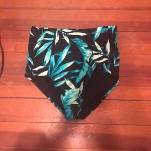 High waisted bikini bottoms